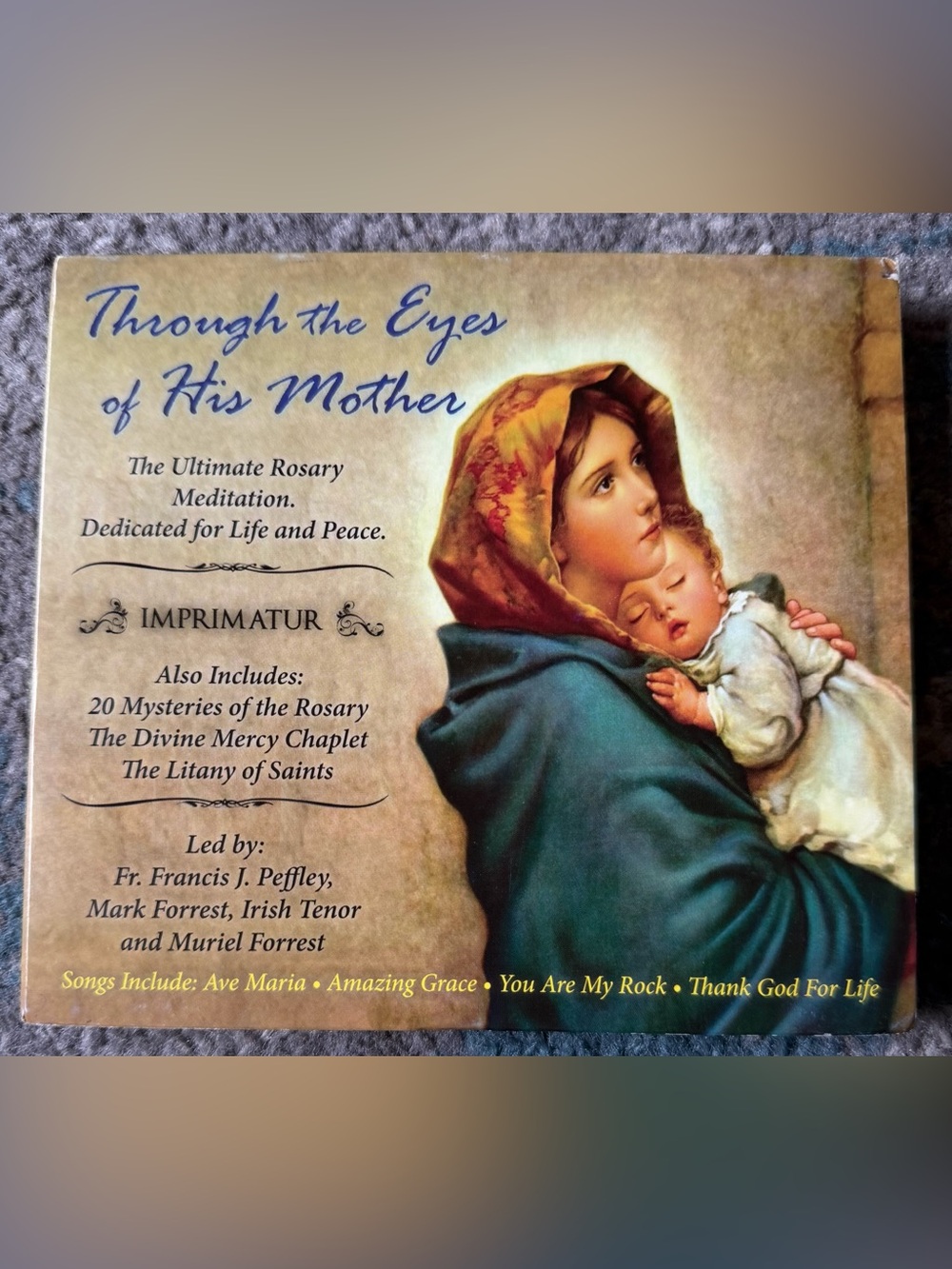 Through the Eyes of His Mother – Devotional Rosary Meditation 2-CD Set